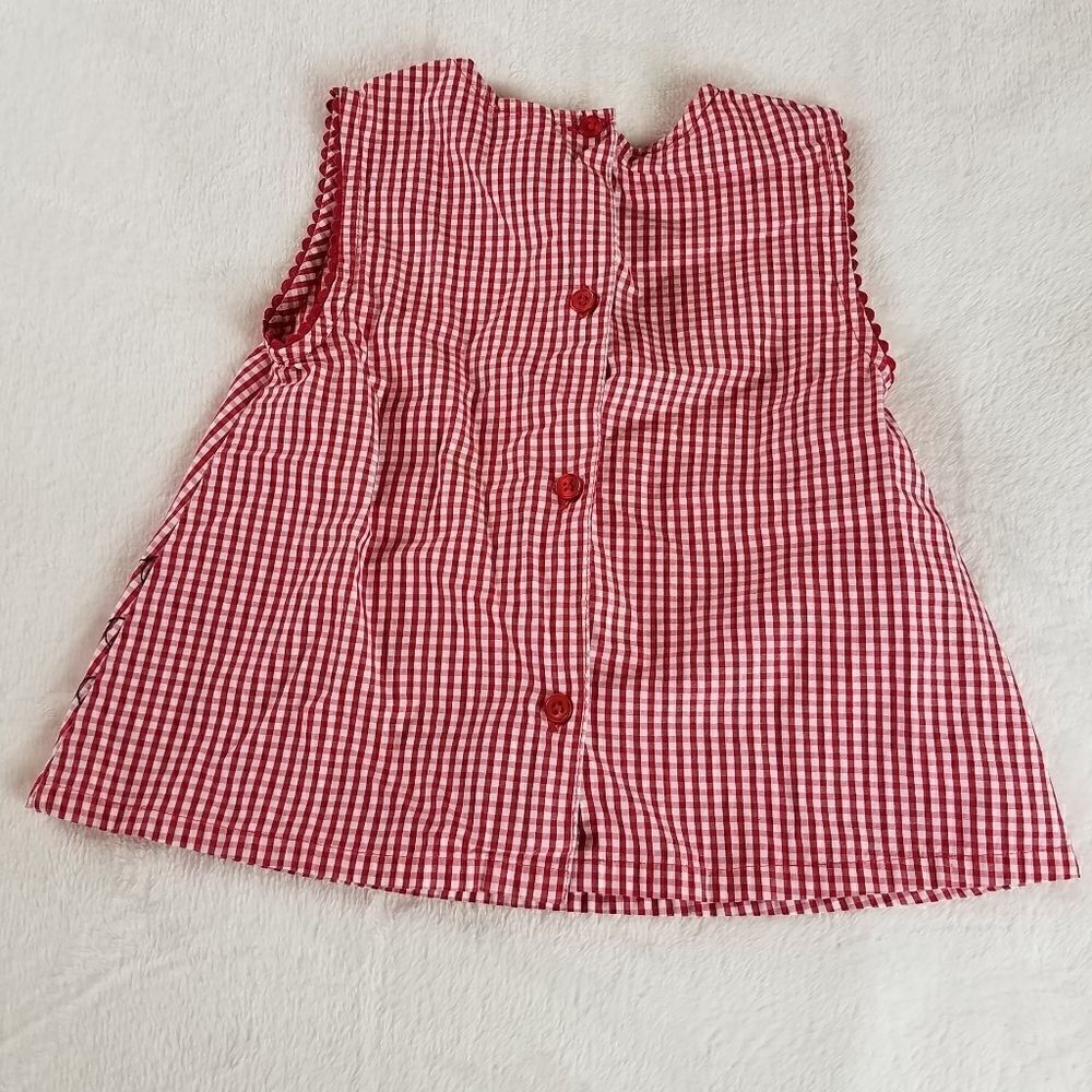 Copper Key Red & White Lady Bug Embroidered Top - Picture 5 of 8